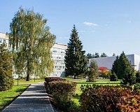 Санаторий Десна в Калужском шоссе, вид снаружи Санаторий Десна (Калужское шоссе)