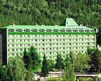 Санаторий Катунь в Республике Алтай, вид снаружи Санаторий Катунь (Республика Алтай)