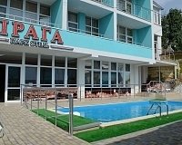 Отель Прага в Алуште, вид снаружи Отель Прага (Алушта)