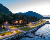 Отель Алтай Вилладж Телецкое в Республике Алтай, вид снаружи Отель Алтай Вилладж Телецкое (Республика Алтай)